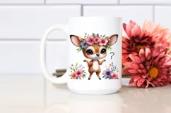 Baby Deer Big Eyes | Sublimation | Clipart Product Image 2