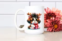 Crazy Haircut Saint Bernard, Summer PNG Product Image 2