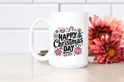 Happy Christmas Day Christmas File PNG Sublimation File Product Image 2
