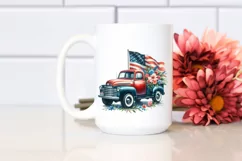 Pickup Truck Flower | Sublimation | Clipart Product Image 2