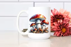 Detailed Glossy Mushroom PNG Product Image 2