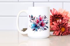 Abstract Shiny Azalea Sublimation Clipart Product Image 2