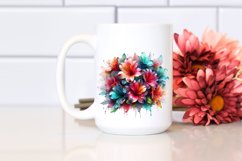 Abstract Shiny Azalea Sublimation Clipart Product Image 2