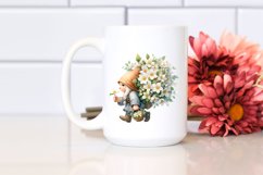 Small Gnome Jasmine Bouquet | Sublimation | Clipart Product Image 2