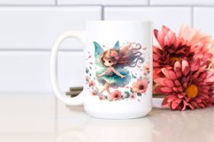 Colorful Fairy Petals Wind Sublimation Clipart Product Image 2