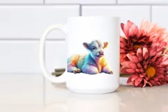 Highland Cow with Competition Floor PNG Product Image 2
