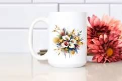 Vibrant Bouquet with Calla Lily | Sublimation | Clipart Product Image 2
