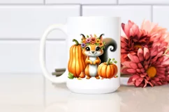 Funny Haloween Squirrel Clipart | Sublimation Clipart Product Image 2