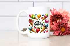 Sweet Summer Ice Creams PNG Product Image 2