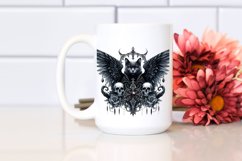 Detailed Gothic Cat Clipart Product Image 2