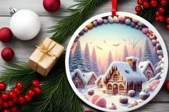 Detailed Pastell Christmas Molten Candy Scene Product Image 2