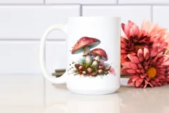 Detailed Glossy Mushroom PNG Product Image 2