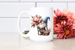 Detailed Watercolor Cute Gnome | Sublimation | Clipart Product Image 2