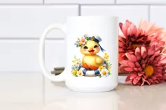 Colorful Cute Duck Sailor | Sublimation | Clipart Product Image 2