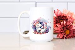 Cute Baby Unicorn Tumbling | Clipart Product Image 2