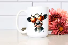 Funny Cow Sunglasses Big Teeth | Sublimation | Clipart Product Image 2