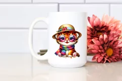 Colorful Layered Baby Tiger with Sun es Product Image 2