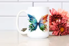 Abstract Vibrant Butterfly made of , PNG Product Image 2