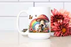 Illustration Fairy House Mushroom | Clipart Product Image 2