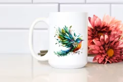 Abstract Vibrant Bird made of , PNG Product Image 2