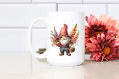 Detailed Watercolor Cute Gnome | Sublimation | Clipart Product Image 2
