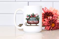 colorful Merry Christmas Png Product Image 2