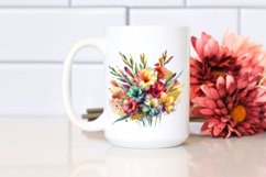 Colorfull Watercolor Bouquet with Gladiolus | Sublimation | Product Image 2