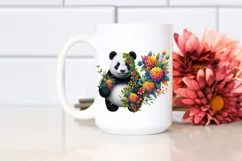 Abstract Vibrant Panda made of , PNG Product Image 2