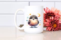 Colorful Moon Skua Baby | Sublimation | Clipart Product Image 2