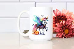 Colorful Unicorn Halloween Costume Clipart Product Image 2
