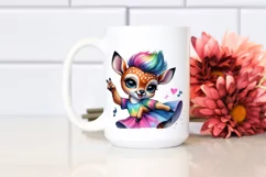 Revolted Baby Deer Dancing PNG Product Image 2