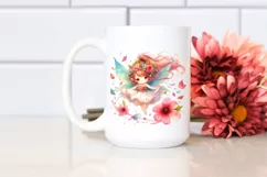 Colorful Cute Fairy Tumbling Petals Clipart Product Image 2