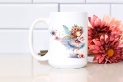 Colorful Cute Fairy Tumbling Petals Clipart Product Image 2