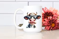 Cow Confused Big Goofy es Cow Clipart Product Image 2