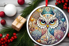Round Christmass Ornament PNG Product Image 2