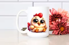 Funny Chicken Eyes Smile Goofy | Clipart Product Image 2