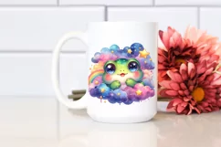 Colorful Frog with Stars PNG Product Image 2