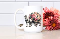 Vintage Horse Wagon, PNG Product Image 2
