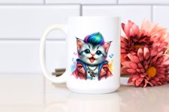 Excited Posing Baby Cat PNG Product Image 2