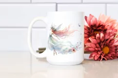 Washed Watercolor Boho Fairy PNG Product Image 2
