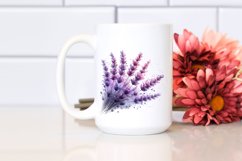 Abstract Detailed Lavender Watercolor Product Image 2