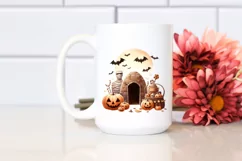 Watercolor Simple Haloween Mummy's Tomb | Sublimation | Product Image 2