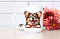 Crazy Watercolor Funny Corgi | Sublimation | Clipart Product Image 2