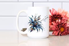 Abstract Shiny Lobelia | Clipart Product Image 2