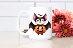 Funny Halloween Bat Clipart PNG Product Image 2