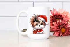 Expressive Baby Maltese with Gift Box PNG Product Image 2