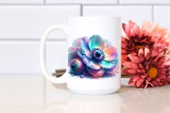 anemone made of transparent glass PNG Product Image 2