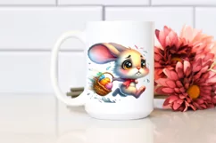 Easter Bunny Clipart |T-shirt, Mug PNG Product Image 1