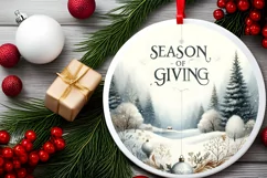 Winter Scene Large Text Season of Giving Product Image 2