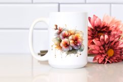 Abstract Shiny Begonia | Clipart Product Image 2